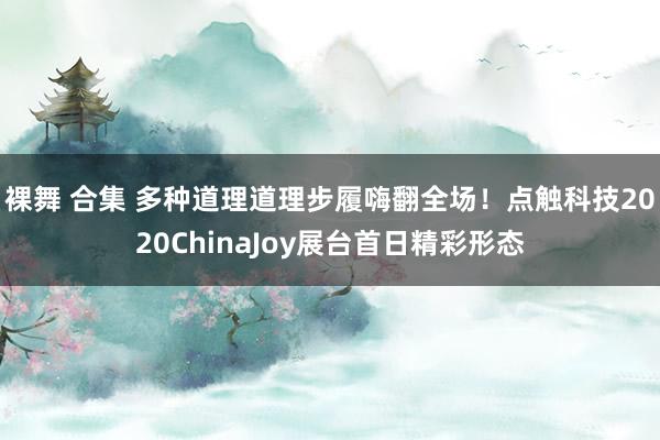 裸舞 合集 多种道理道理步履嗨翻全场！点触科技2020ChinaJoy展台首日精彩形态