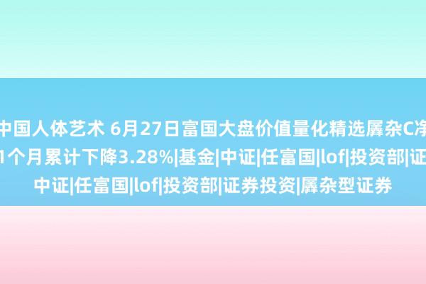 中国人体艺术 6月27日富国大盘价值量化精选羼杂C净值下降0.15%，近1个月累计下降3.28%|基金|中证|任富国|lof|投资部|证券投资|羼杂型证券